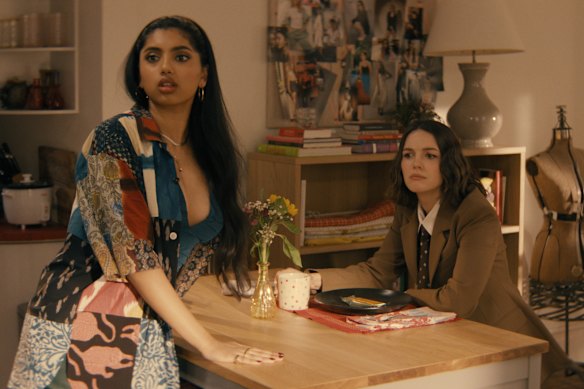 Avantika (left) and Ella Hunt in Not Suitable for Work.