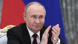 Russian President Vladimir Putin at the Kremlin last week.
