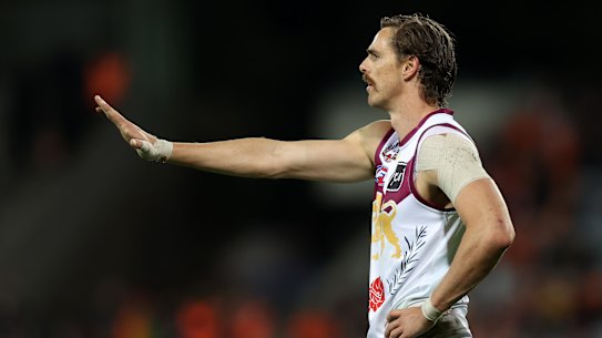 Lions forward Joe Daniher was singled out by former AFL coach Paul Roos for a poor performance.