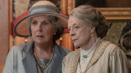 Penelope Wilton stars as Isobel Merton and Maggie Smith as Violet Grantham.