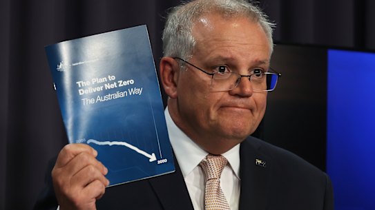 Prime Minister Scott Morrison announces his new plan to reach net zero carbon emissions by 2050.