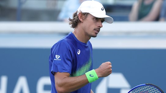 Alex de Minaur is into the fourth round at this year’s US Open.
