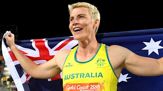 Mitchell wins gold in javelin to shed bridesmaid tag