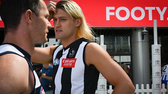 Darcy Moore and Patrick Dangerfield.