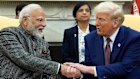 US President Donald Trump meet India’s Prime Minister Narendra Modi in the Oval Office in February. 