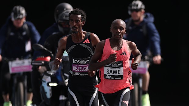 Sabastian Sawe and Yomif Kejelcha both broke the two-hour barrier.