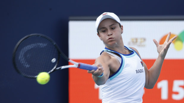 Ash Barty fought back against Kiki Bertens and is through to the quarter-finals.