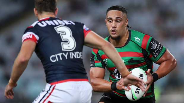 Rabbitohs back-rower Keaon Koloamatangi is in the hunt for a NSW call-up.