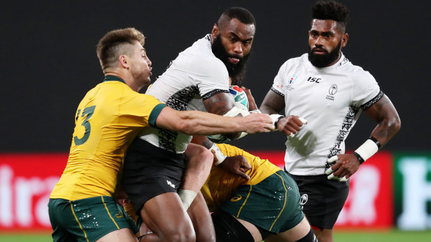 Fiji gave the Wallabies a scare in Sapporo last month.