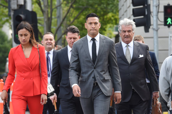 Israel Folau's camp says it is hopeful of success at a mediation session on Monday. 