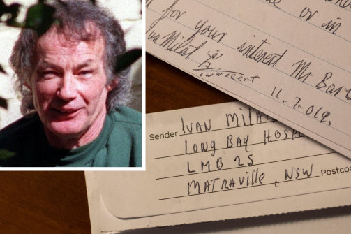 Serial killer Ivan Milat and a letter claiming he was "framed". 