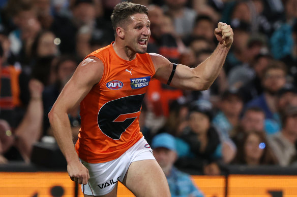 Jesse Hogan is a vital cog in the GWS forward line.