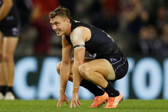 Patrick Cripps has been battling a back injury.