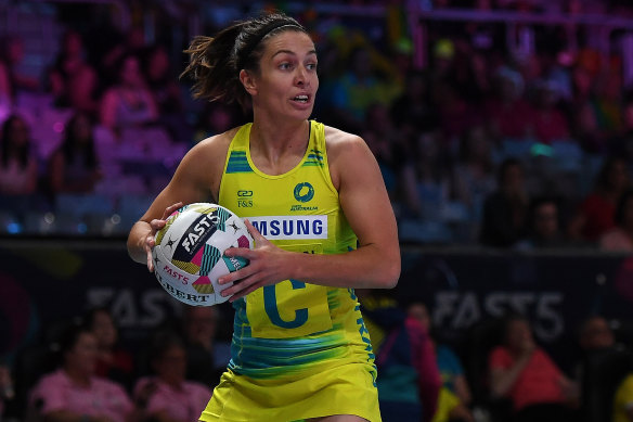 Ash Brazill has been named in the Diamonds' team for the Constellation Cup.