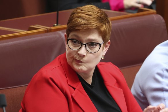 Foreign Minister Marise Payne declined to comment on the rumoured defection on Sunday morning.