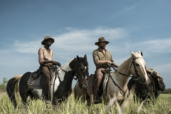 Stephen Maxwell Johnson's film High Ground, starring Simon Baker and Jacob Junior Nayinggul.