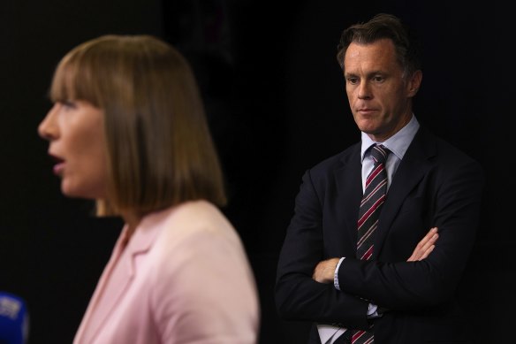 Premier Chris Minns owes much of his political support to his Transport Minister Jo Haylen.