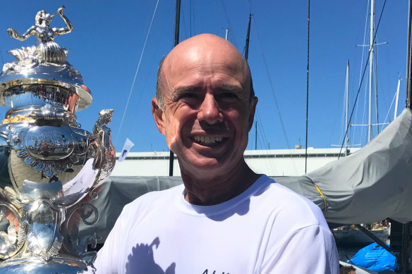Duncan Hine, skipper of Tasmanian yacht Alive, is hoping for back-to-back Sydney to Hobart victories.