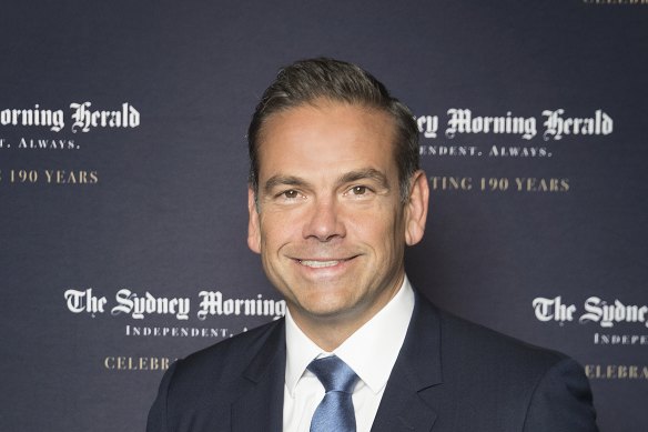 Lachlan Murdoch at The Sydney Morning Herald’s 190th birthday party earlier this year. 