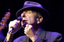 Leonard Cohen performs in a scene from the documentary Hallelujah: Leonard Cohen, a Journey, a Song.