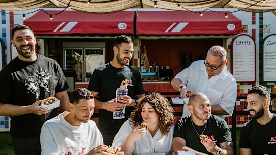 Clockwise from top: Piccolo Panini Bar’ Stephen Hatzikourtis and Damian Iaconis; Entrecote’s Jason Jones; A1 Bakery owners; Ostro’s Julia Busuttil Nishimura.