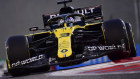 Renault driver Daniel Ricciardo of Australia in action during practice at the Formula One grand prix in Abu Dhabi. 