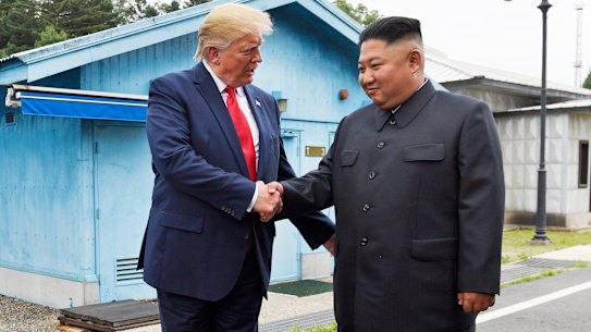 Donald Trump and Kim Jong-un.