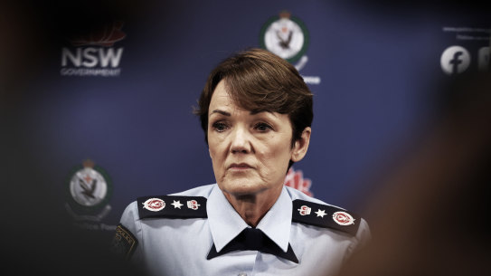 NSW Police Commissioner Karen Webb.