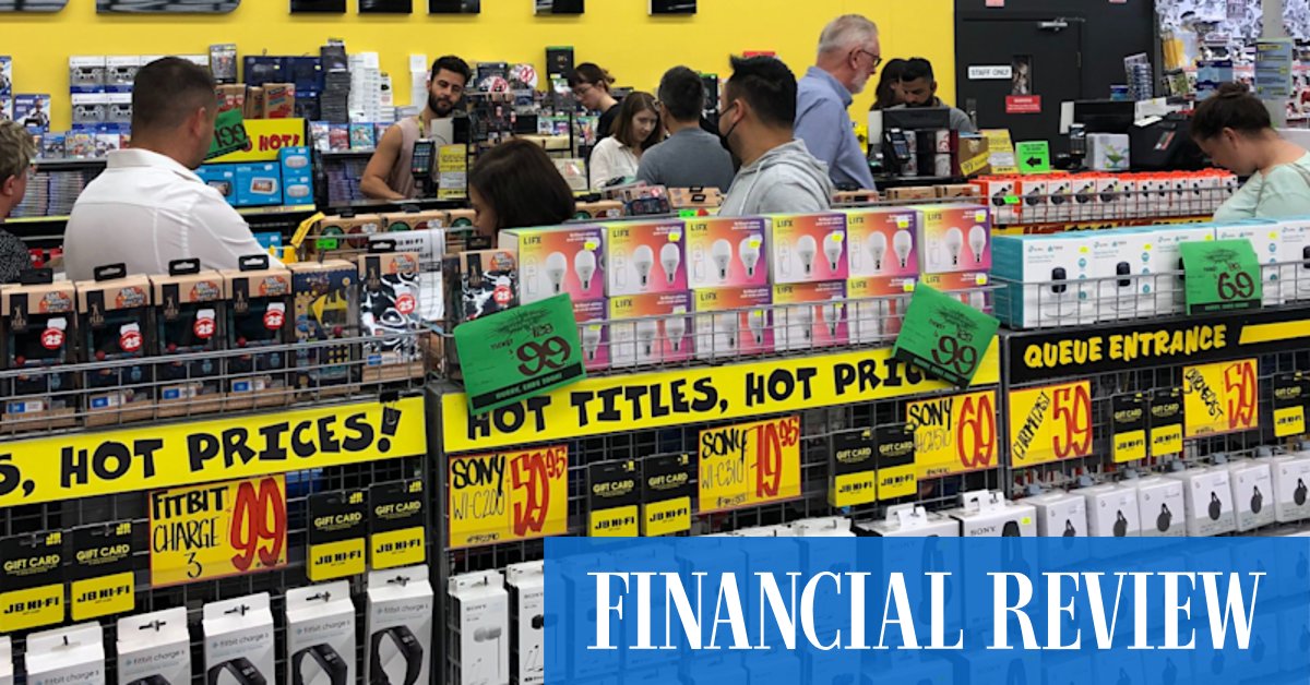 JB Hi-Fi and Super Retail flying on buoyant spending - Vimarsana News