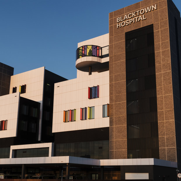 Blacktown Hospital's new building that houses the maternity unit opened in August 2019. 