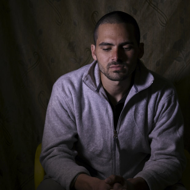Australian IS member and air conditioner serviceman Mohammed Noor Masri in a Kurdish prison.