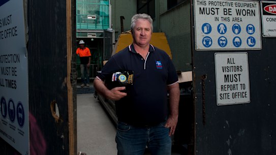 CFMEU national construction division secretary Dave Noonan is one of the forces behind the campaign.