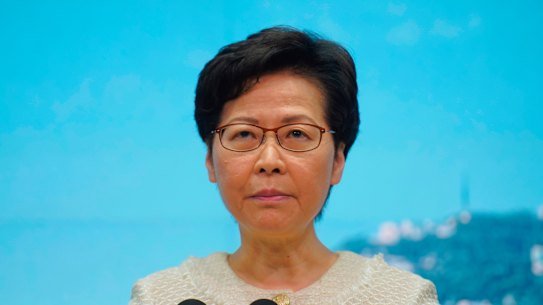 Hong Kong Chief Executive Carrie Lam.