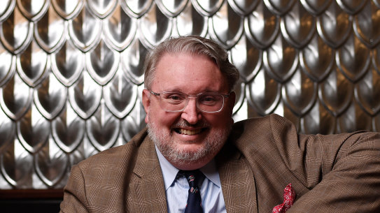 Former Liberal minister Don Harwin at the National Art School Art/Bar Kitchen. 