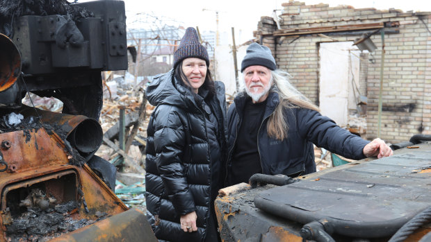 ‘So romantic’: George Gittoes and Hellen Rose make art, and love, in war zones
