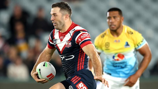 James Tedesco in full flight on Friday evening