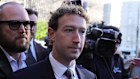 Meta CEO Mark Zuckerberg arrives for a landmark trial over whether social media platforms deliberately addict and harm children.