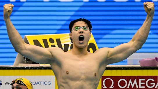 Qin Haiyang was one of the 23 Chinese swimmers to test positive.