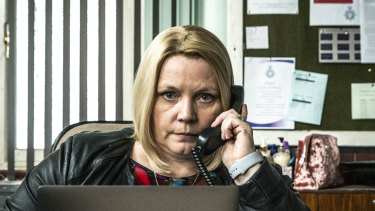 Joanna Scanlan is a standout as DI Viv Deering in the wonderfully black No Offence. 