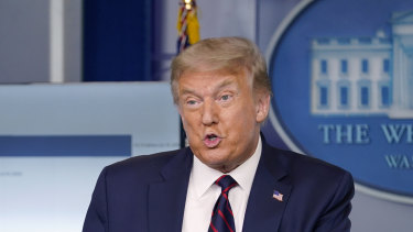 US President Donald Trump has resumed the coronavirus press conferences.