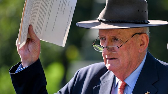 Former Nationals’ leader Tim Fischer was in a deadly car accident as he drove across his vast electorate in the 1990s.
