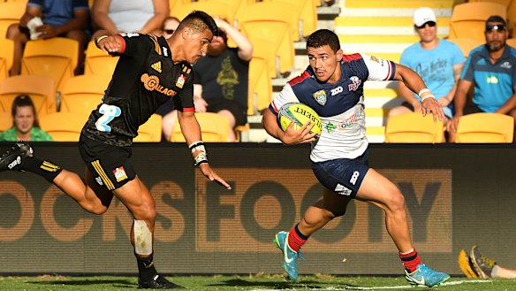 Big talent: Izaia Perese in action for Queensland during the Brisbane Global Rugby Tens this year. 