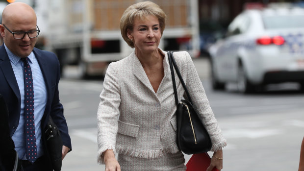 Senator Michaelia Cash heads to court on Friday.