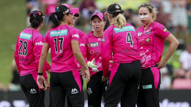 Equal but different: The Sydney Sixers WBBL team.