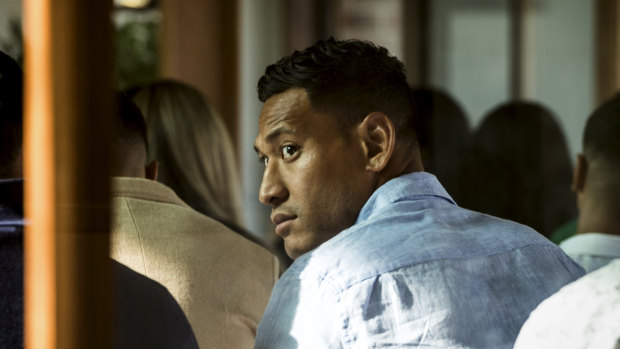 Israel Folau is expected to front his code of conduct hearing on Saturday at Rugby Australia headquarters. 