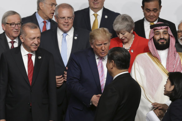 The G20 summit in Osaka is a humbling moment for most of the leaders of the world's biggest economies, looking to just two of them to make the biggest decisions.