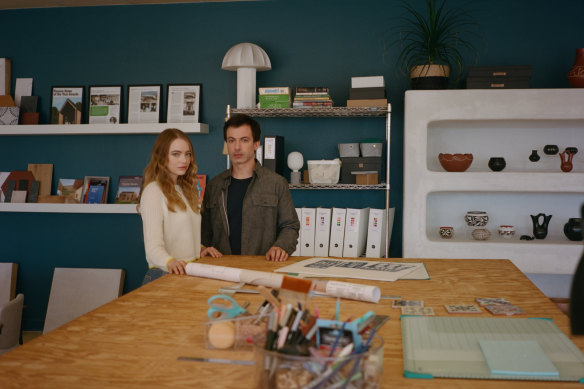 Emma Stone and Nathan Fielder star as married couple Whitney and Asher in <i>The Curse</i>.