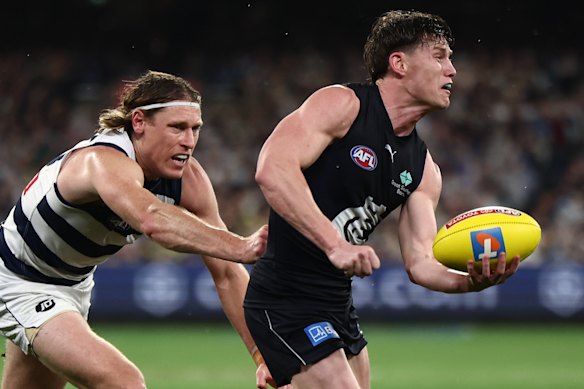 Sam Walsh was once again the Blues’ best player in a final.