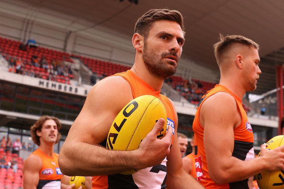 Giants coach Adam Kingsley has leapt to the defence of Stephen Coniglio.