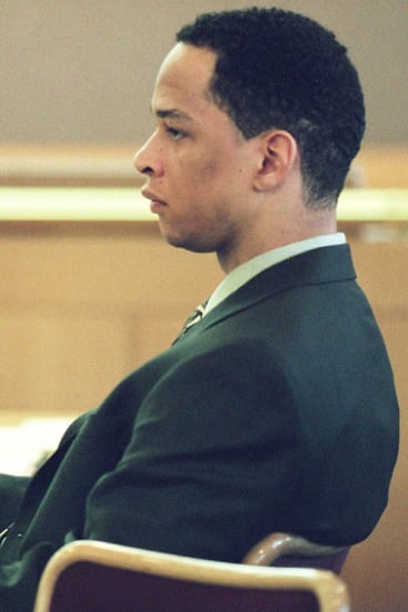 Rae Carruth in court in January 2001.